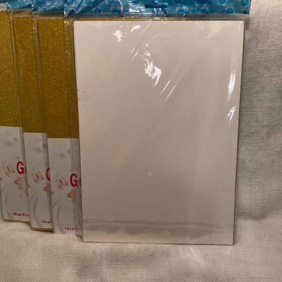 4 Packs A4 Golden Onion Paper Craft Scrap Book Glitter 10 per pack Multicolored - Picture 3 of 6